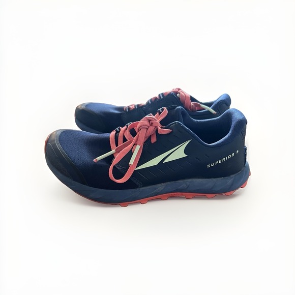 Altra Shoes - Altra Superior 5 Trail Running Shoes Women's US 6 EU 37 Navy Coral StoneGuard